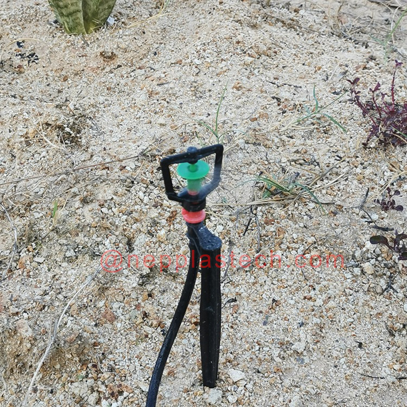 zonne-irrigatiesysteem accessoires 15mm tot 60mm zwarte micro sprinkler jet stakes